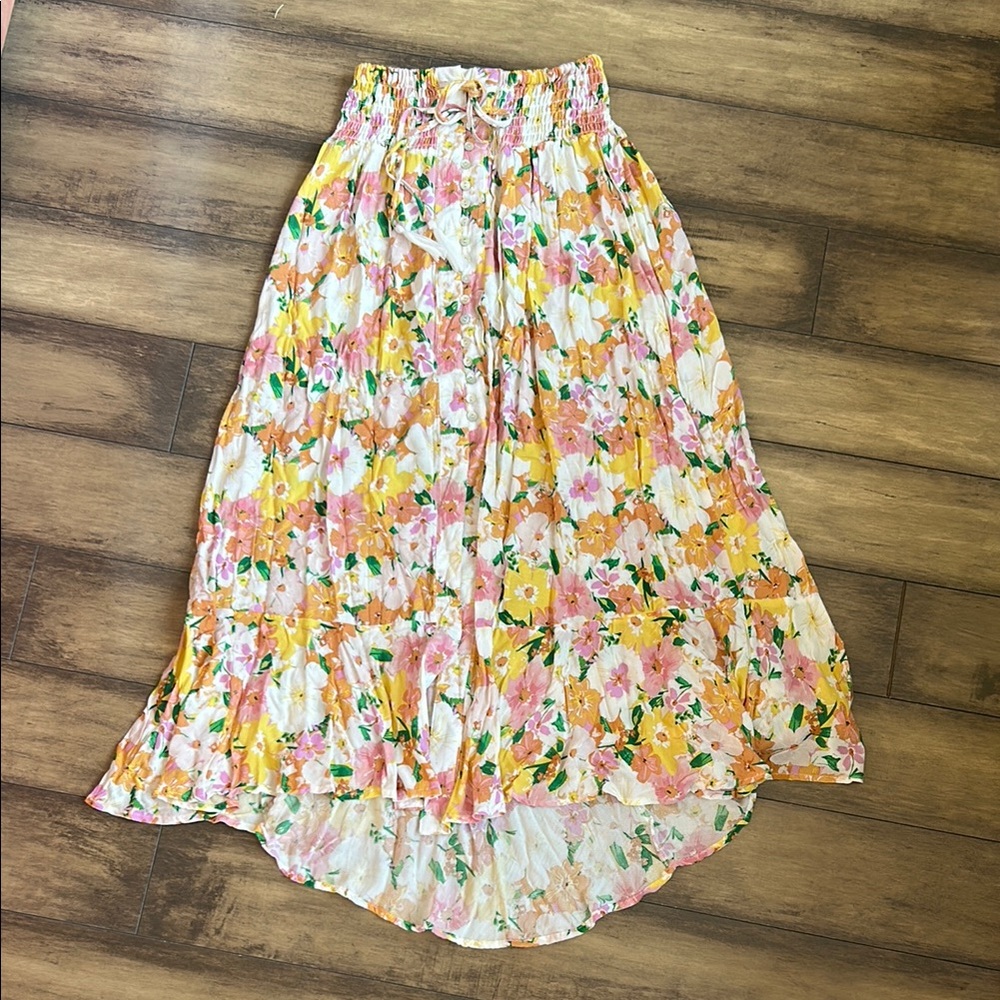 Rachel Zoe Floral Maxi Skirt